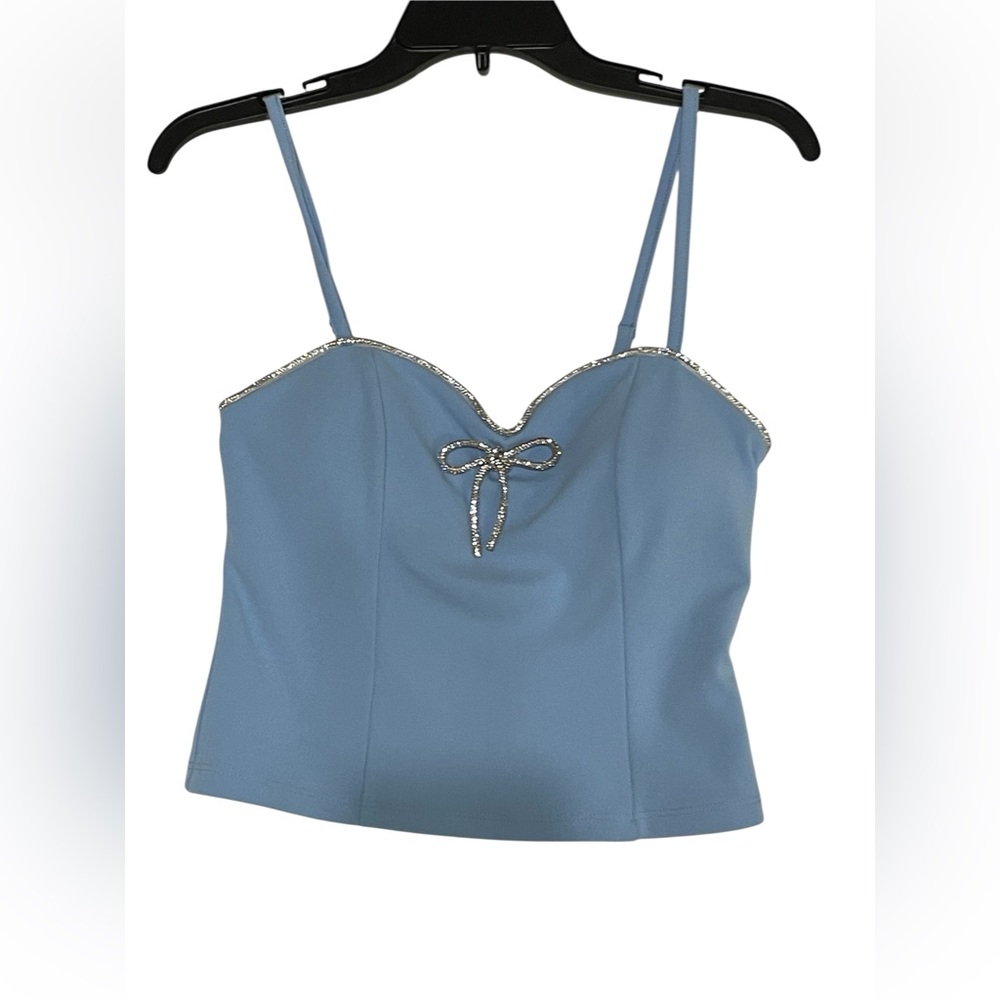 Honey & Sparkle Asymmetrical Button Front‎ Tank Top